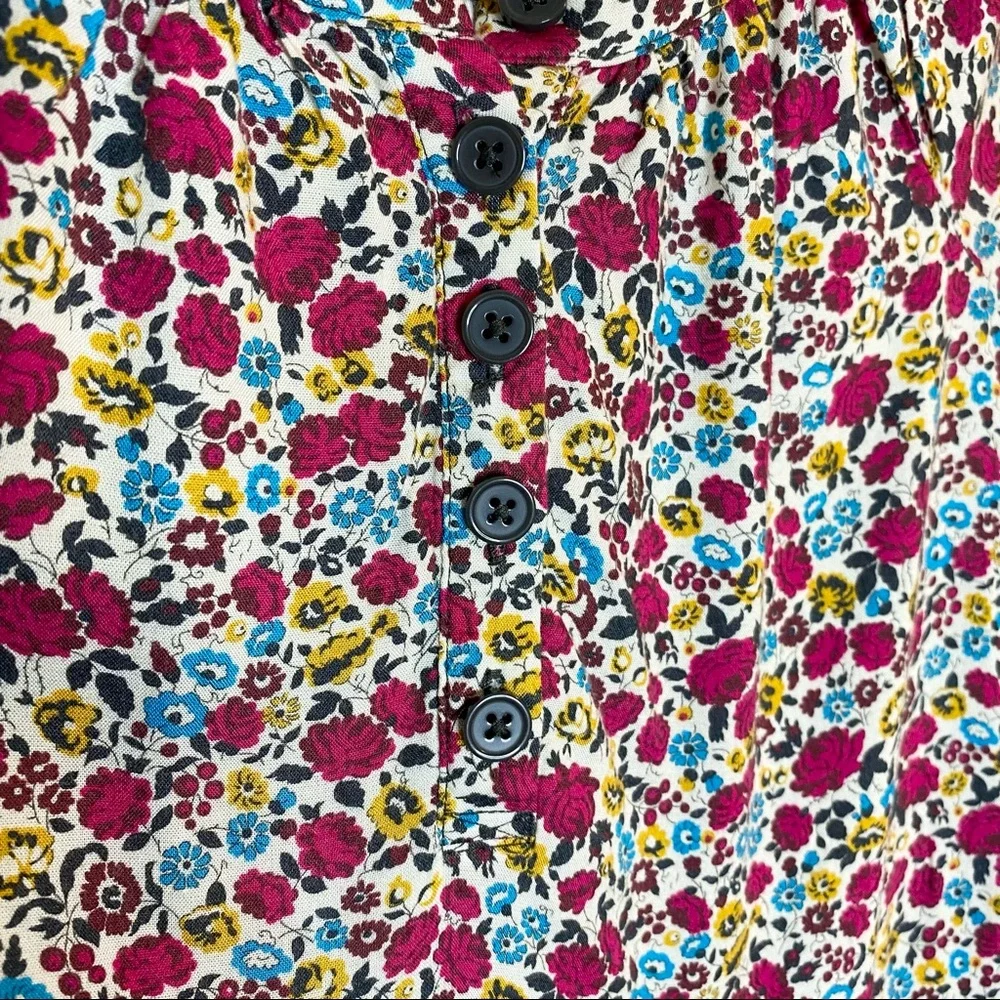 Hanna Andersson Floral Multicolor Dress Tunic Size 120 US 6-7